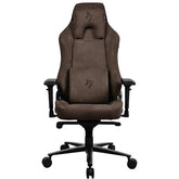 Arozzi Vernazza Supersoft Upholstery Material Has A Unique Velvety Texture That Is Fluid Repellant & Breathable Memory Foam Lumbar Support 4d Armrest Brown - CompuMe